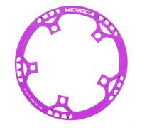 Cadena de bicicleta impulsada por rendimiento para BCD130, configuración de 45 dientes hecho de aleación de aluminio ligera para una experiencia óptima de ciclismo (45T púrpura)