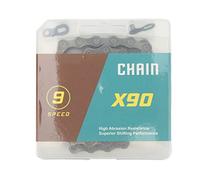 Cadena de bicicletas de 9 velocidades Cadena de bicicleta de carbono Combinación de eje fuerte para el eje fuerte para el reemplazo de bicicletas de montaña de carretera