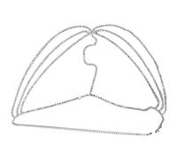 Cadena de cara con borla para la cabeza, cadena de diamantes de imitación, colgante en capas para Halloween, fiesta de cosplay, talla única, Diamante falso