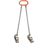 Cadena de carretillas Elevadoras, Cadena G80 de la Eslinga del Elevador de Tambor de 2200 Libras Tambores metálicos del alzamiento de Cadena Doble de 1 tonelada Multicolores(C)