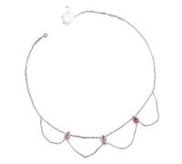 Cadena de carrocería cadena de bikini verde/rosa cristal cinturón de la cintura de diez rhinestone para mujeres joyas rosa joyas del vientre de la cintura del vientre cuerpo del cuerpo