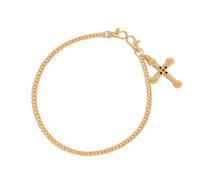 Cadena de cintura con colgante cruzado de gran tamaño para jeans, dije de crucifijo, elegante joyería corporal de hip hop para ropa de calle, cinturón de cadena de moda para hombre, talla única, como