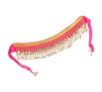 Cadena De Cintura De Cachorro - Traje De Bailarín De Perro Con Colgantes De Monedas De Oro | Belly Dance Hip Wrap Belt For Music Festivals & Fiestas | Accesorio De Traje De Estilo Árabe Ajustable Para