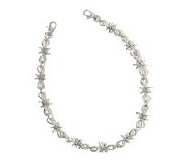 Cadena de cintura de metal gótico para hombre, punk, rock, hip hop, vaqueros, decoración, plata, metal, rock, moda, cadena de cintura, accesorio para hombre, joyería de cinturón vanguardista