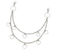 Cadena de cintura de moda con estrella de cinco puntas, hiphop bailando, cadena de cintura llamativa, bolsa de accesorios geniales, talla única, como se describe, como se describe