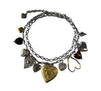 Cadena de cintura gótica versátil con calor de corazón, joyería de cuerpo de metal ajustable para mujer, accesorio de moda angular, cadena de cintura
