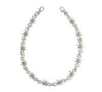 Cadena de cinturón de metal vanguardista, estilo punk, rock, hip hop, accesorio para hombre, estilo vanguardista, cadena de cinturón, joyería para creadores de tendencias, decoración de cintura