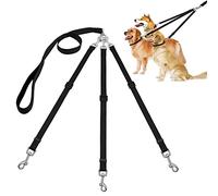 Cadena de correa para perro, correa de nailon 3 en 1, para entrenamiento de correr, ajustable, para medianos y pequeños, para múltiples mascotas, para 1.2 o 3 perros