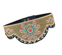 Cadena de cuentas colorida ajustable en la cintura, joyería étnica para festivales de música, esencial, casual, tendencia, acento, playa, vacaciones, accesorio de cintura, talla única, como se