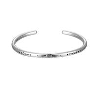 Cadena de cuerda de Buda tibetano con cuentas de piedra natural azul desgastada para hombre, juego de 3 piezas, pulsera ajustable chapada en plata, regalo de joyería