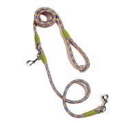 Cadena de Cuerda de tracción de Nailon, Correa for Perro Manos Libres, for Correr al Aire Libre for Razas de Perros pequeñas y Grandes(Orange-Grey)