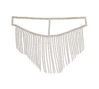Cadena de diamantes de imitación de cristal, joyería para el cabello para bailes de máscaras, herramienta de peinado de moda