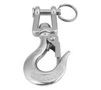 Cadena de elevación garra giratoria acero inoxidable 304 con gancho deslizante giratorio 360 grados(650kg)