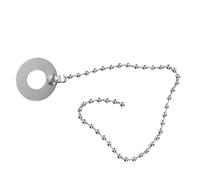 Cadena de extensión de platillos de cadena de platillos para paseos, kits de tambor, platillos de sostenimiento, cadena de acero inoxidable, cuentas pequeñas/grandes