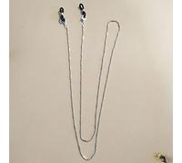 Cadena De Gafas De Lectura De Moda Para Mujer, Cordones De Metal Para Gafas De Sol, Cordón De Color Dorado, Negro Y Plateado, Cuerda De Metal, Accesorios Para Gafas,07