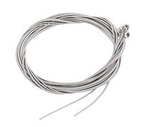 Cadena de Graves de Acero, 4 Piezas de Guitarra de Acero con un Extremo de la Pelota para Guitarra de 4 Cuerdas, Material de Acero Premium para una Fuerte Vibración y Buena