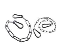 Cadena De Hebilla De Seguridad De 2 Piezas, Cerradura De Cadena De Puerta, Cadena De Metal, Cerradura De Cadena De Cerca Exterior, Adecuada Para Jaulas Para Mascotas, Cercas, Puertas De Jardín