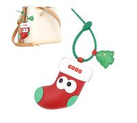 Cadena De Llaves De Navidad | Medias, Colgante En Forma De Bolsos Y Bolsos, Almacenamiento Decorativo Para Llaves, Joyería, Decoración De Vacaciones, Mochila De Coche