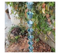 Cadena de Lluvia Cadenas de lluvia for mayores bajantes Guía agua estilo japonés Alero Caída del Templo Villa chalet Funcional y reemplazo decorativo for las la canaleta(Medium)