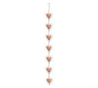 Cadena de lluvia de metal - para uso en exteriores - Campanilla de viento decorativa alternativa con gancho para colgar - Acabado de cobre resistente al desgaste - para techo, jardín, cobertizo, patio
