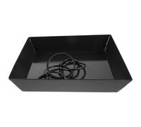 Cadena de Lluvia Decorativa Ajustable de Hierro para Canalones | Cuenco Martillado a Mano, Base de Anclaje de 26cm, Uso en Jardín y Césped