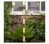 Cadena de Lluvia Guía de agua Cadena lluvia for canalones, Cadenas del patio la villa for las bajantes, el reemplazo funcional y decorativo for canalina(Medium)