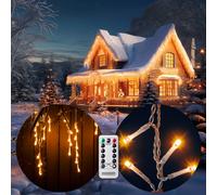 Cadena de luces 600 LEDs 20m incluye mando a distancia