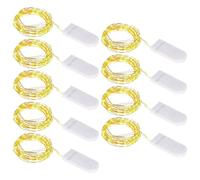 Cadena de Luces con Pilas, 9 Piezas, Guirnalda Luces Interior Guirnalda Luminosa Decoración, Guirnaldas Luces Micro, para Decoración Interior, Boda, Fiesta de Navidad, Pared, Terraza