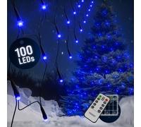 Cadena de luces LED 100 LED 120x120cm Azul