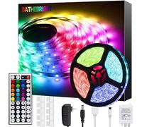 Cadena de luces LED a prueba de agua de 10 metros con 300 LED coloridos 5050 RGB y controlador Bluetooth
