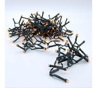 Cadena de luces LED blanca cálida para interior y exterior - 400 LED/20 m - Iluminación decorativa de Navidad funciona con electricidad - Jardín Adviento invierno ambiente luz árbol iluminación