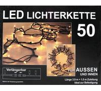 Cadena De Luces LED Exterior 50 Luces 3,9m Cadena De Luces Decorativa Nueva