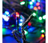 Cadena De Luces LED RGB 120 24V 29 Metro IP 44 Incl. Transformador