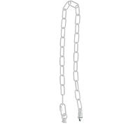 Cadena de luz de araña de 38 mm x 16 mm para iluminación de luces de techo colgante de luz de enlace resistente cadena colgante (blanco)