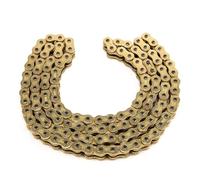 Cadena de motocicleta 520 525 530 428 cadenas 120 136 eslabones compatibles con modelos de moto de cross reemplazo del mercado de accesorios(428V 136LINKS)