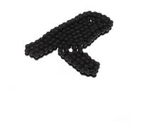 Cadena de motocicleta de 25 horas con eslabones de repuesto, acero de alta resistencia, 138-144 opciones de eslabones, para mini motos de cross de 47 cc/49 cc, ATV y motocicletas de bolsillo