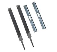 Cadena de motosierra 27742, herramienta de calibre de profundidad, guía de archivo de acero con lima plana para corte preciso, herramienta de medición de profundidad de motosierra y lima plana