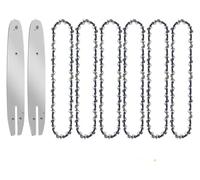 Cadena de motosierra 8 pulgadas con eficiencia corte mejorada y dientes guía 33 DL, paso bajo 3/8", 0,050" grosor. Sierras eléctricas. Sierra carga(8-inch Set7)