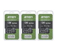 Cadena de motosierra 8TEN de dientes salteados con cincel completo, 24 pulgadas, 0.050 3/8 84DL, para Husqvarna 455 Rancher Echo CS-590 Stihl (pa