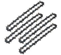 Cadena de motosierra de 4 piezas, piezas de repuesto de motosierra, cadena de motosierra portátil, cadena de riel de motosierra, cadena de metal