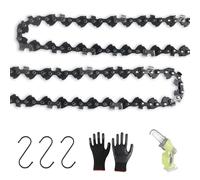 Cadena de motosierra de 4 pulgadas para Greenworks G24MCS10, 26 eslabones de transmisión baja para motosierra Greenworks Mini G24MCS10 (2 cadenas)