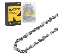 Cadena de motosierra de carburo de 14 pulgadas, paso LP de 1 cm, calibre de 0.127 cm, 52 eslabones de transmisión, compatible con Husqvarna 120, Echo CS-310, Ryobi RY3714 y más-S52 (1 cadena)