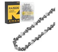 Cadena de motosierra de carburo de 16 pulgadas, paso de 0.325 pulgadas, calibre de 0.50 pulgadas, 66 eslabones de transmisión, se adapta a Husqvarna 435, 430 y más (1 cadena)