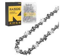 Cadena de motosierra de carburo de tungsteno 50,8 cm, paso 0,95 cm, calibre 0,50", 72 eslabones de accionamiento, compatible con Stihl MS311, MS391, Husqvarna 455 (rancher), 460 (rancher), Poulan
