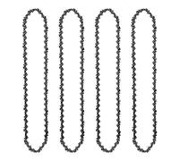 Cadena de motosierra para barra de 40 cm, 56 eslabones de transmisión, paso de 3/8 pulgadas, calibre de 0.04 pulgadas, paquete de 4 repuestos para motosierra E-GO Power+ CS1613 / CS1604 / CS1600 /