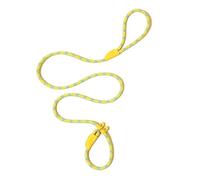 Cadena de Nailon Duradera for Mascotas, Correa Entrenamiento Antideslizante for Perros medianos y Grandes, Collar for, tracción for Pug para Adiestramiento,Correr y Senderismo(Blue Yellow)