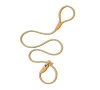 Cadena de Nailon Duradera for Mascotas, Correa Entrenamiento Antideslizante for Perros medianos y Grandes, Collar for, tracción for Pug para Adiestramiento,Correr y Senderismo(Brown)