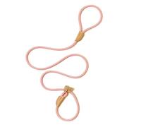 Cadena de Nailon Duradera for Mascotas, Correa Entrenamiento Antideslizante for Perros medianos y Grandes, Collar for, tracción for Pug para Adiestramiento,Correr y Senderismo(Pink)