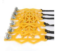 Cadena de nieve para neumáticos de coche universal para neumáticos de 165-275 mm 6 piezas + guantes + pala de nieve + llave