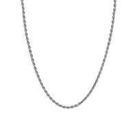 Cadena De Oro 14K Amarillo o Blanco Macizo De 2mm Corte De Diamante Fuerte Con Cierre De Garra De Langosta Para Hombres o Mujeres, Delgada Para Colgantes De 16-24 Pulgadas